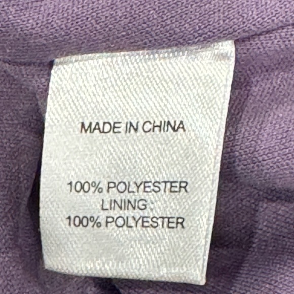 DREW Purple Pink Paisley Print Tiered Ruffled Halter Lined Dress Size Small - Picture 9 of 9